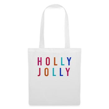 Holly Jolly Christmas Party - Sac en tissu - blanc - Devant