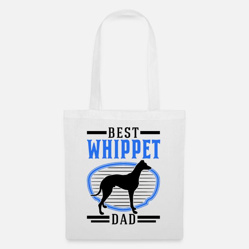 Best Whippet Dad Windhund Sighthound - Stoffbeutel - Weiß
