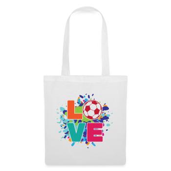 Football - Sac en tissu - blanc - Devant