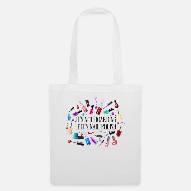 Nail Tech Quote Work Uniform Nail - Tote Bag - white