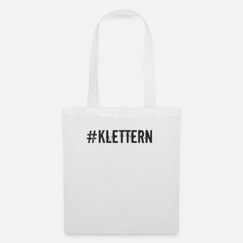 Klettern - #Klettern - Stoffbeutel - Weiß