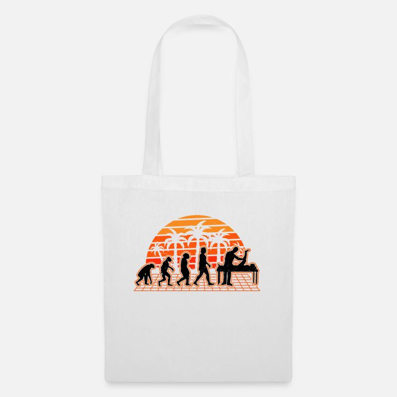 Physiotherapist Evolution Retro Physiotherapy - Tote Bag - white