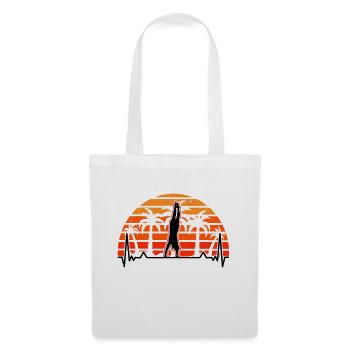 Gymnaste Heartbeat Handstand Gymnastique Gymnastique - Sac en tissu - blanc - Devant