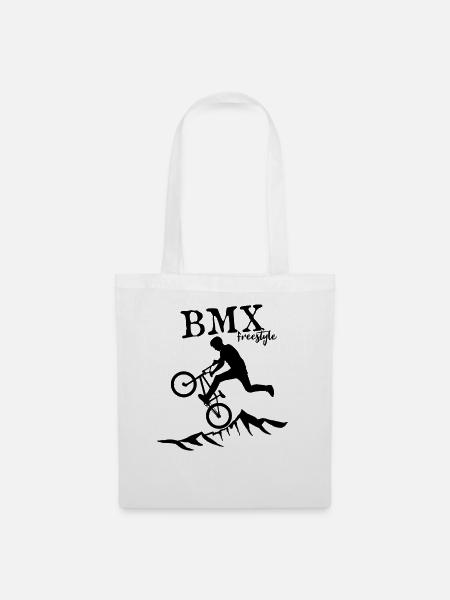 BMX freestyle - Stoffbeutel - Weiß