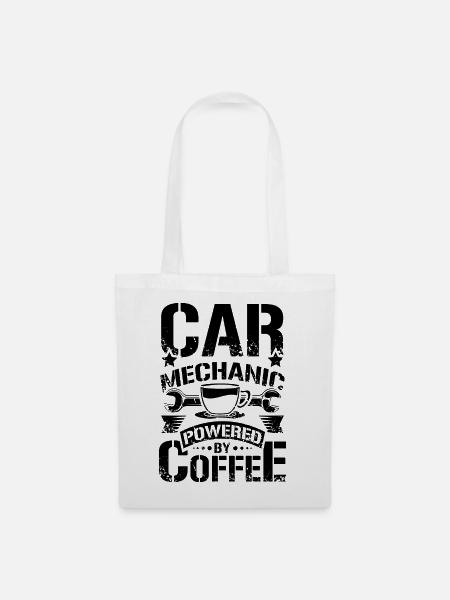 Car Mechanic coffee - Stoffbeutel - Weiß