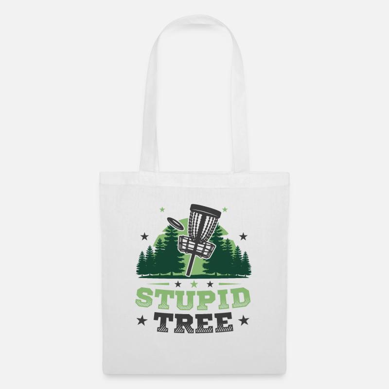 Frisbee Golf Stupid Tree Disc Golf Tee - Stoffbeutel - Weiß
