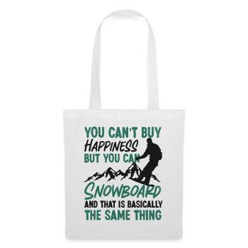 Snowboarding Snowboard You Can'T - Tote Bag - white - Front
