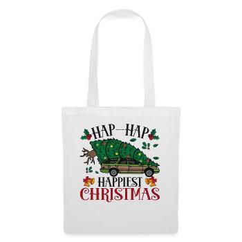Happiest Christmas Tree Carrying Truck - Tote Bag - white - Front