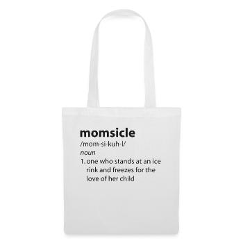 Momsicle Definition Hockey Mom - Stoffbeutel - Weiß - Vorne