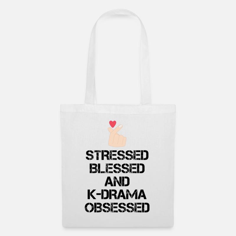 K-Drama K-Pop Kdrama Kpop Corée Séoul Corée du Sud - Sac en tissu - blanc