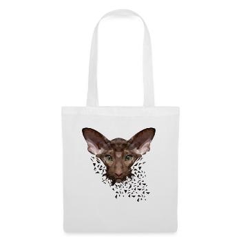 Chat oriental à poil court OKH Stubentiger - Sac en tissu - blanc - Devant
