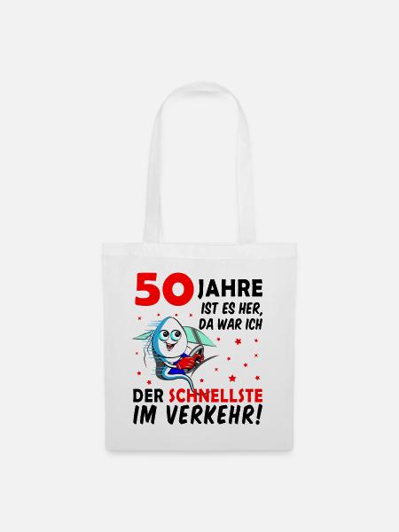 50.Ehrentag 50. Jubiläum Club der alten Säcke 50 - Stoffbeutel - Weiß