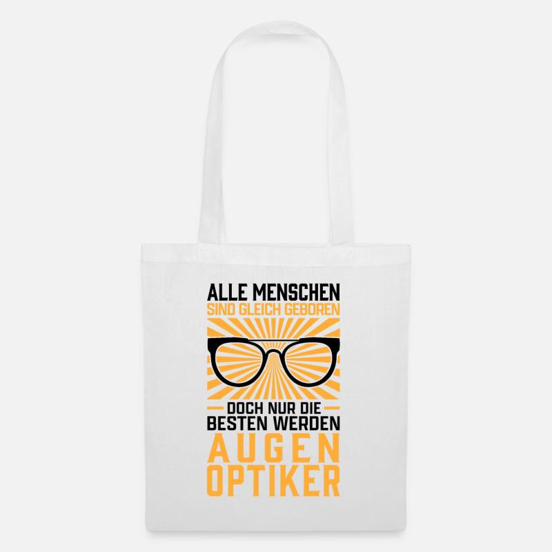Die Besten werden Augenoptiker Optometrist - Stoffbeutel - Weiß