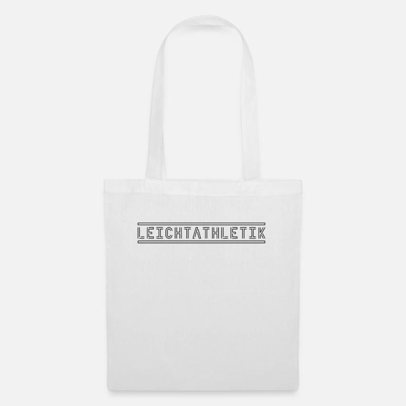 Leichtathletik - Stoffbeutel - Weiß