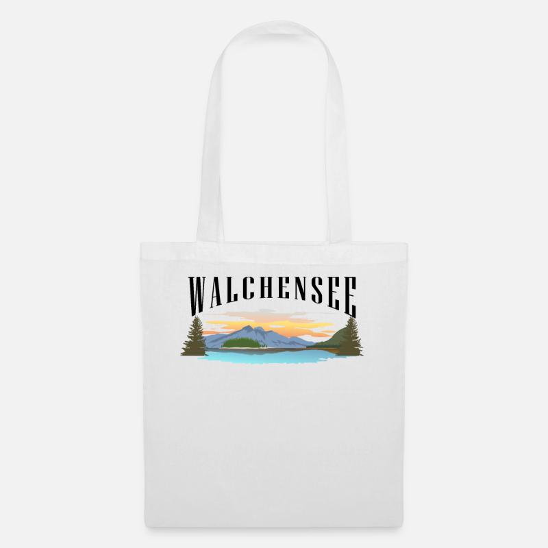 Walchensee - Stoffbeutel - Weiß