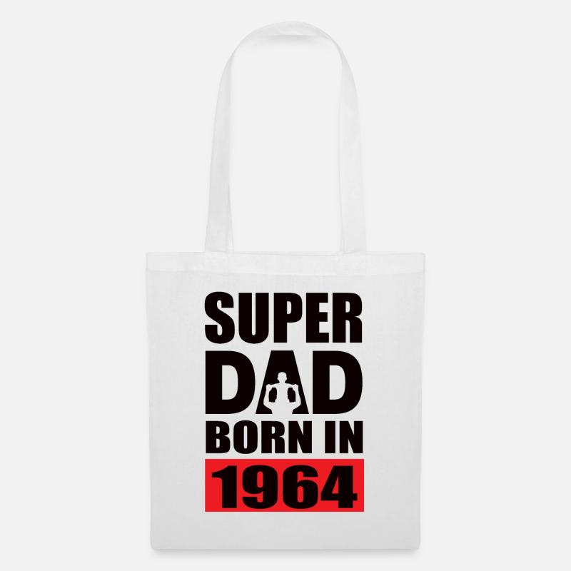 Papa Geburtstag 1964 - Stoffbeutel - Weiß