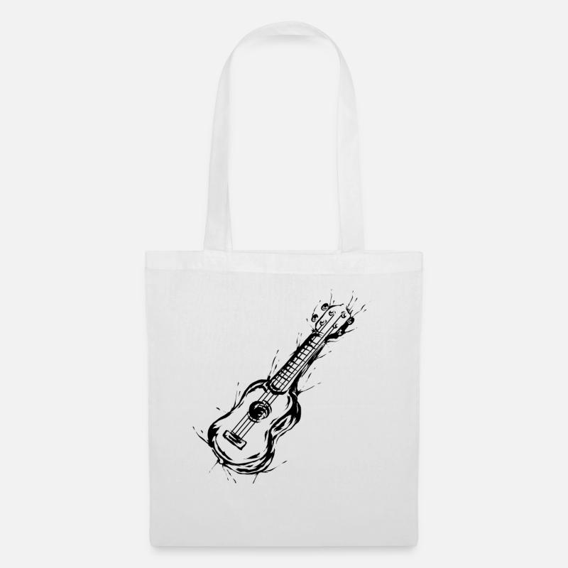 Ukulele - Tote Bag - white