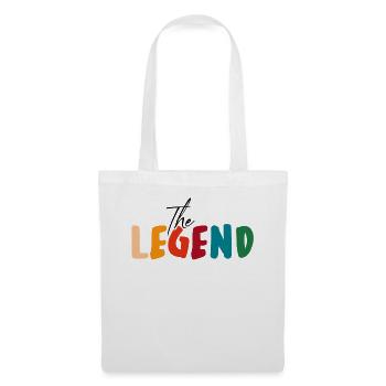 La légende L’héritage papa et moi - Sac en tissu - blanc - Devant