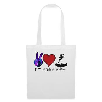 Parkour Free Running Traceur Fille - Sac en tissu - blanc - Devant