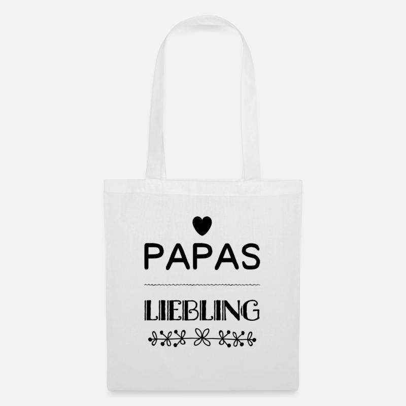 Papas Liebling - Stoffbeutel - Weiß