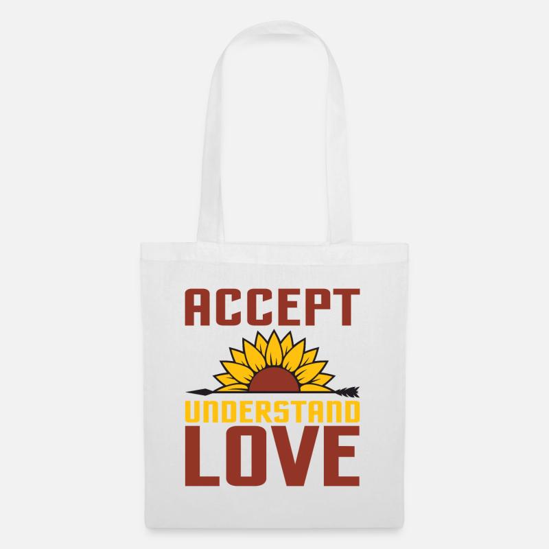 Accepter et comprendre l’amour - Sac en tissu - blanc