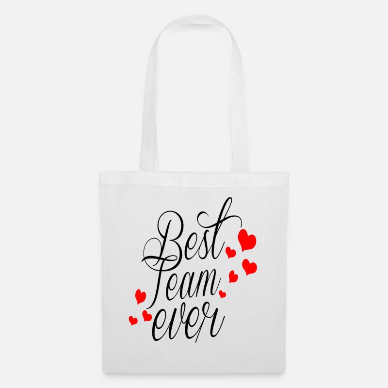 Best Team Ever! - Stoffbeutel - Weiß