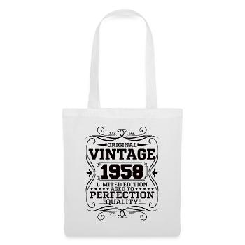 Vintage 1958 Original Limited Edition - Stoffbeutel - Weiß - Vorne