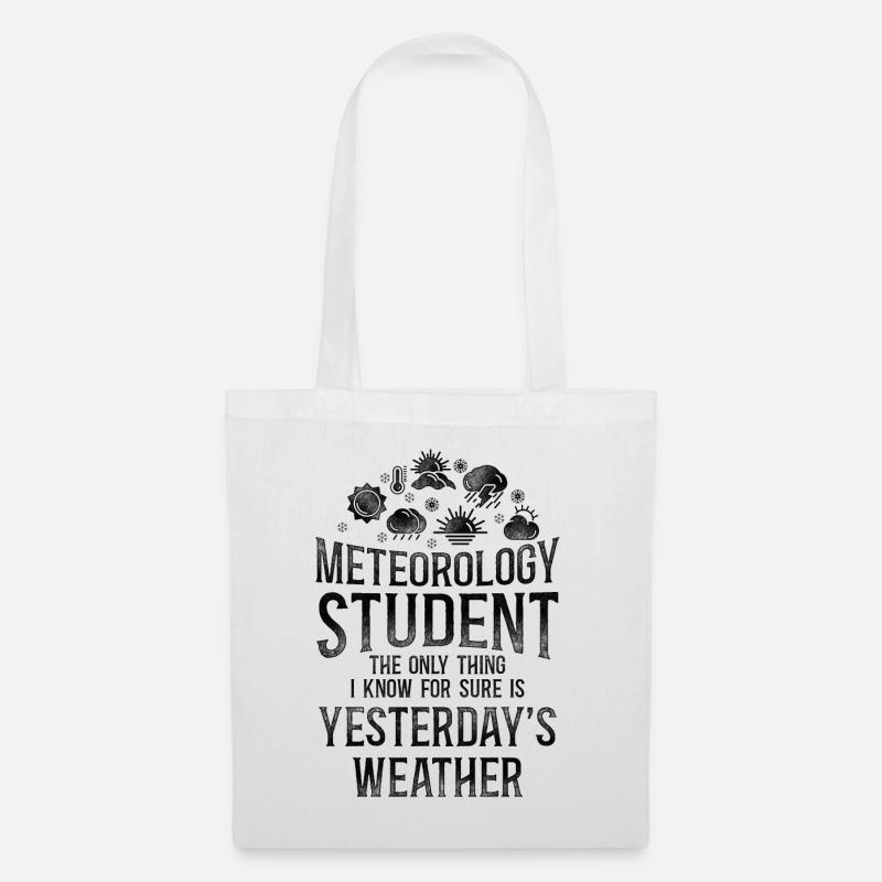 Meteorologist Weather Forecast - Stoffbeutel - Weiß
