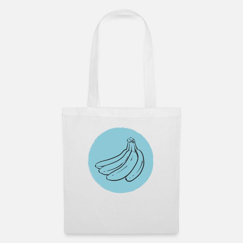 Banane - Stoffbeutel - Weiß