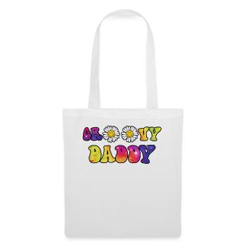 Groovy Daddy Matching Fathers Day - Stoffbeutel - Weiß - Vorne