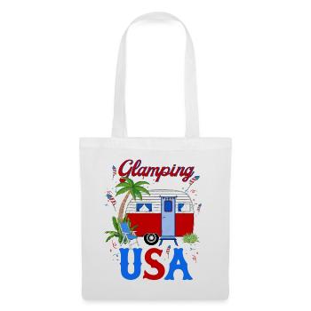 Glamping in The USA July 4th - Tote Bag - white - Front