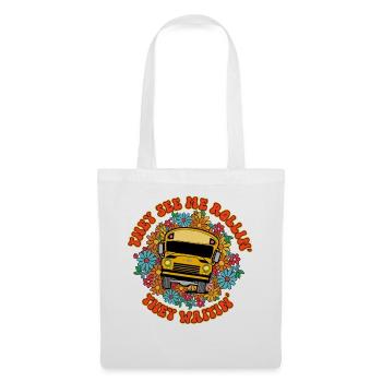 Ils me voient Rollin' Ils waitin' Chauffeur de bus - Sac en tissu - blanc - Devant