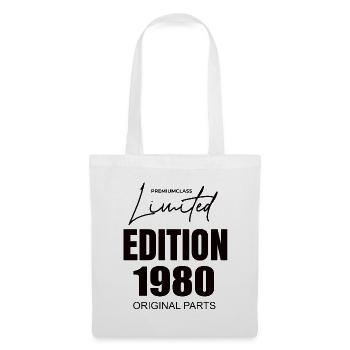 Édition limitée 1980 - Sac en tissu - blanc - Devant