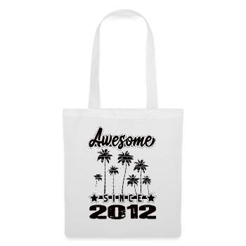 Awesome Since 2012 - Tote Bag - white - Front
