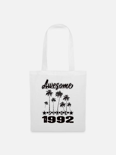Awesome Since 1992 - Stoffbeutel - Weiß