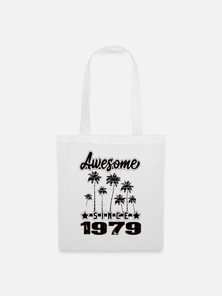 Awesome Since 1979 - Stoffbeutel - Weiß