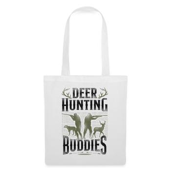Buck Deer Hunting Hunter Vintage - Tote Bag - white - Front