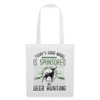 Buck Deer Hunting Hunter Vintage - Stoffbeutel - Weiß - Vorne