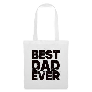 Meilleur papa de tous les temps - Sac en tissu - blanc - Devant