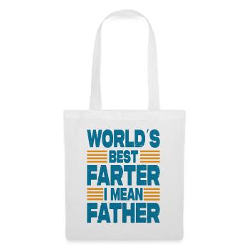 World's Best Farter I Mean Father - Tote Bag - white - Front