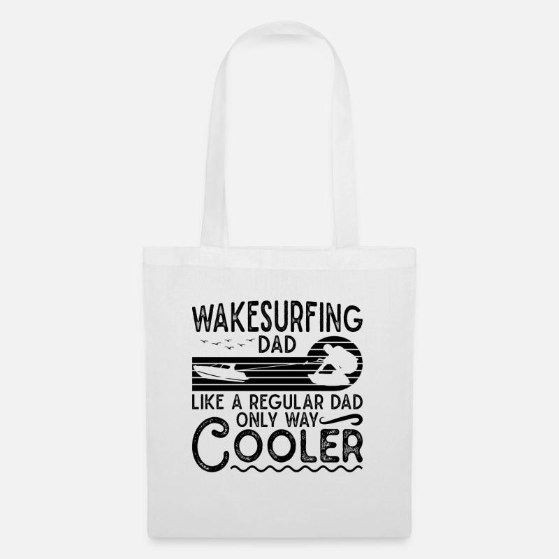 Wakeboarding Wakeboard Wakeboarder Geschenkidee - Stoffbeutel - Weiß