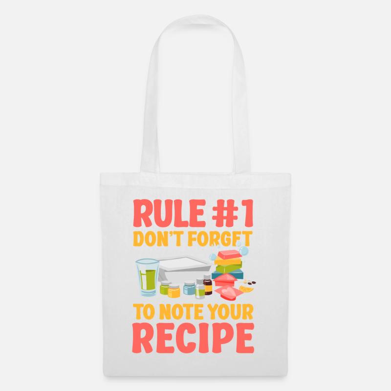 Soap Making Crafting Rule #1 Don't - Stoffbeutel - Weiß