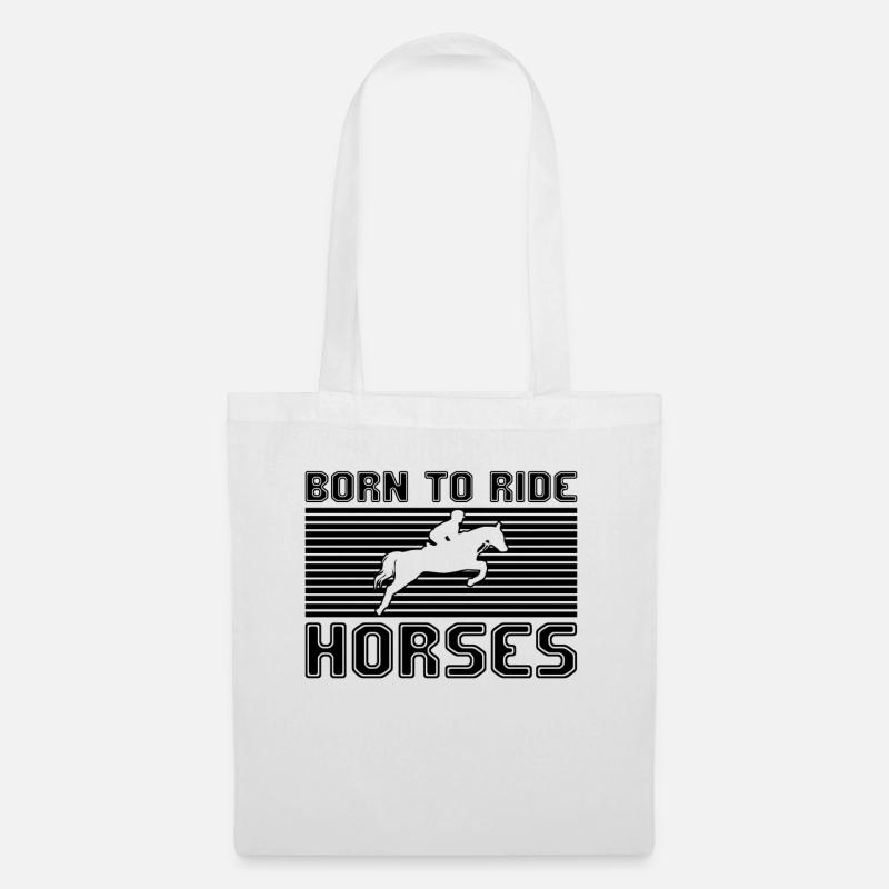 Équitation - Sac en tissu - blanc