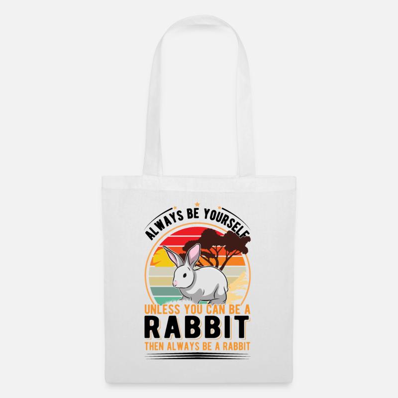 Rabbit Rabbit Rabbit Rabbit - Tote Bag - white