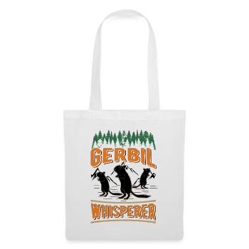 Gerbil Whisperer Racing Rat Gift Gerbil - Tote Bag - white - Front