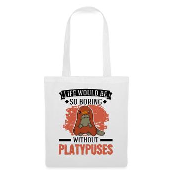 Platypus Gift Platypus - Tote Bag - white - Front