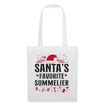 Sommelier Wine Drinking Tasting - Stoffbeutel - Weiß - Vorne