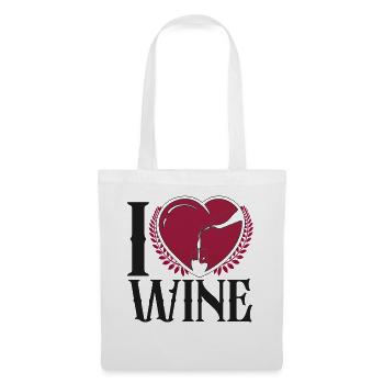 Sommelier Wine Drinking Tasting - Stoffbeutel - Weiß - Vorne