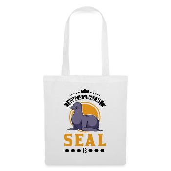 Home is where my Seal is Robbe - Tote Bag - white - Front