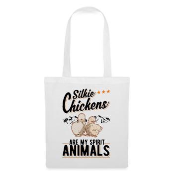 Silk Chicken Spirit Animal Silkie Chicken - Sac en tissu - blanc - Devant